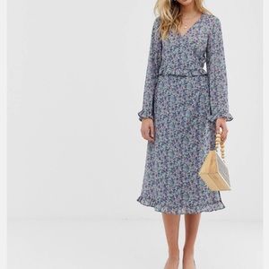 Vila Midi Wrap Dress
